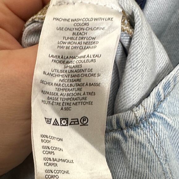 FREE PEOPLE High Roller Shortalls Light Wash Sz S {3X49} - Picture 5 of 6